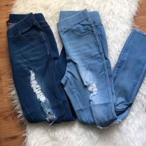 Distressed Jegging pack of 2!